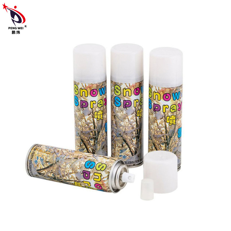 CE Multicolor Fake Taiwan Snow Spray, สเปรย์หิมะที่ไม่เป็นอันตรายสำหรับงานแต่งงาน