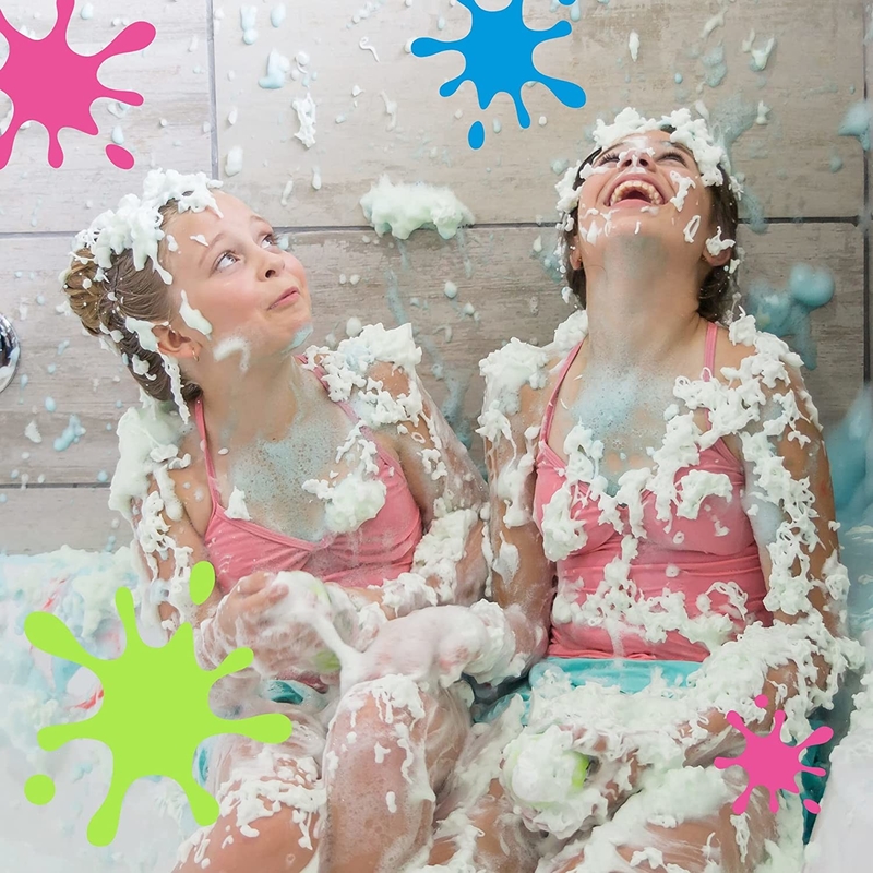 85g Multicolor Bath Foam Spray วัสดุเหล็กวิลาดเป็นมิตรกับสิ่งแวดล้อม