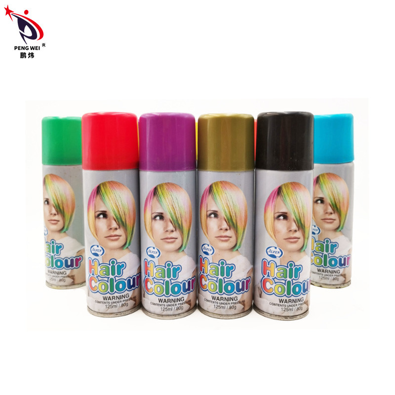 80g Wash Out Dye Hair Color Sprays มัลติฟังก์ชั่นปลอดสารพิษทนทาน