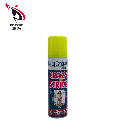 45g 50g Festival Party String Spray หลากสีพร้อมฝาพลาสติก