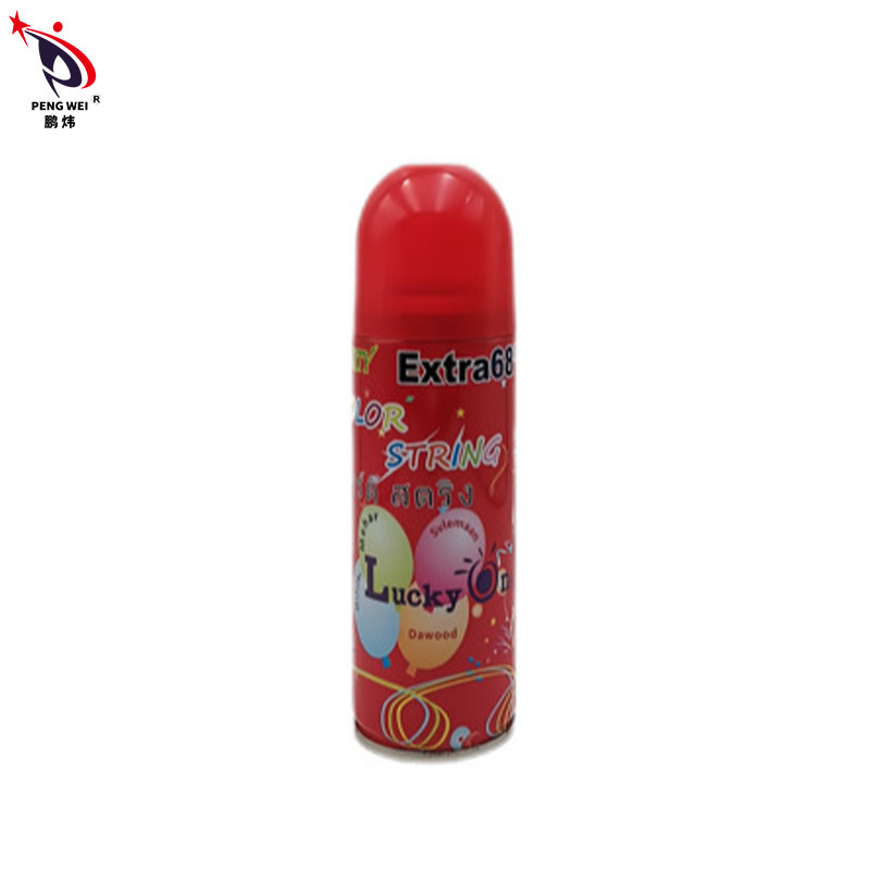 สเปรย์ลำแสงปาร์ตี้ไร้กลิ่นไร้กลิ่น, สเปรย์หลากสี Silly String