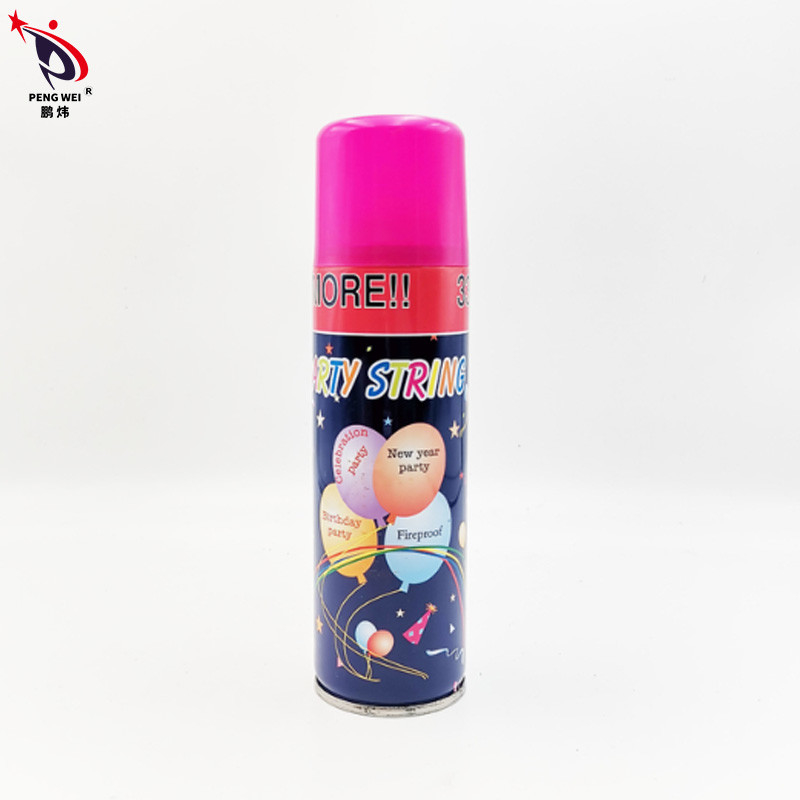 สตรีมเมอร์สเปรย์ Silly String Spray ขนาด 250 มล. คละสี