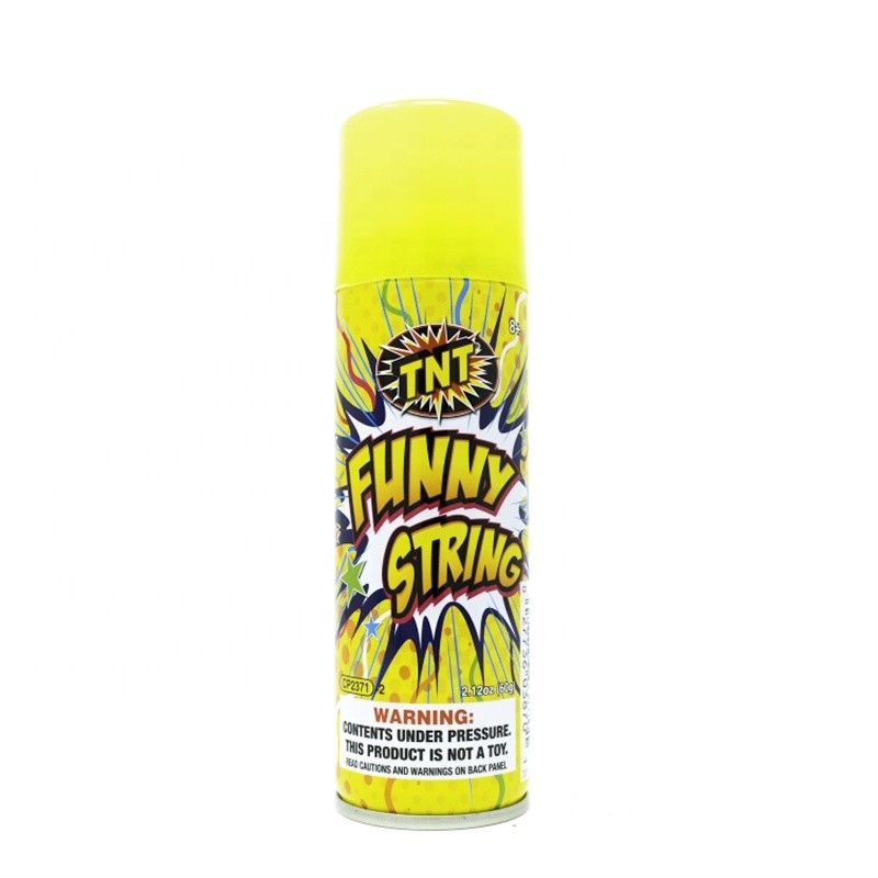 ISO9001 Multicolor Silly String Spray ทนทานสำหรับงานปาร์ตี้