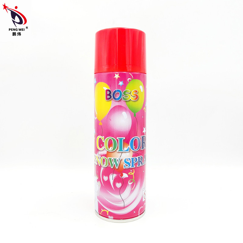 กระป๋องสเปรย์หิมะปลอมหลากสี, สเปรย์หิมะสำหรับคริสต์มาส Boss Snow Spray