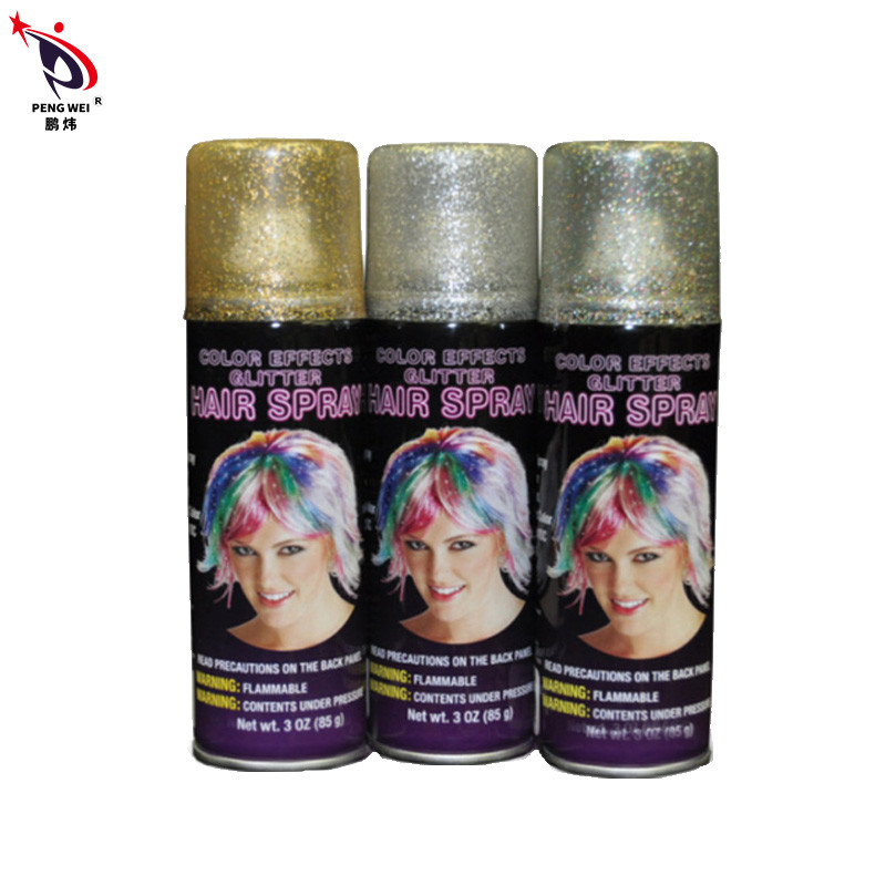 สเปรย์ฉีดผมดีบุกแบบใช้แล้วทิ้งไม่มีกลิ่นหลายสีเป็นมิตรกับสิ่งแวดล้อม