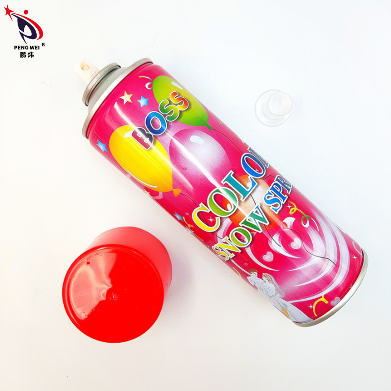 สเปรย์หิมะปลอมคริสต์มาสหลากสี Multipurpose Smudgeproof Boss Snow Spray