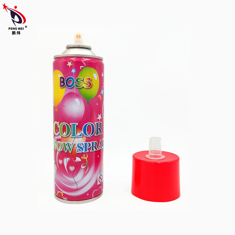 สเปรย์หิมะปลอมคริสต์มาสหลากสี Multipurpose Smudgeproof Boss Snow Spray