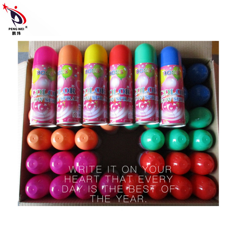 สเปรย์หิมะประดิษฐ์ไวไฟ 6 สีบนต้นไม้ปลอมไม่เป็นอันตราย