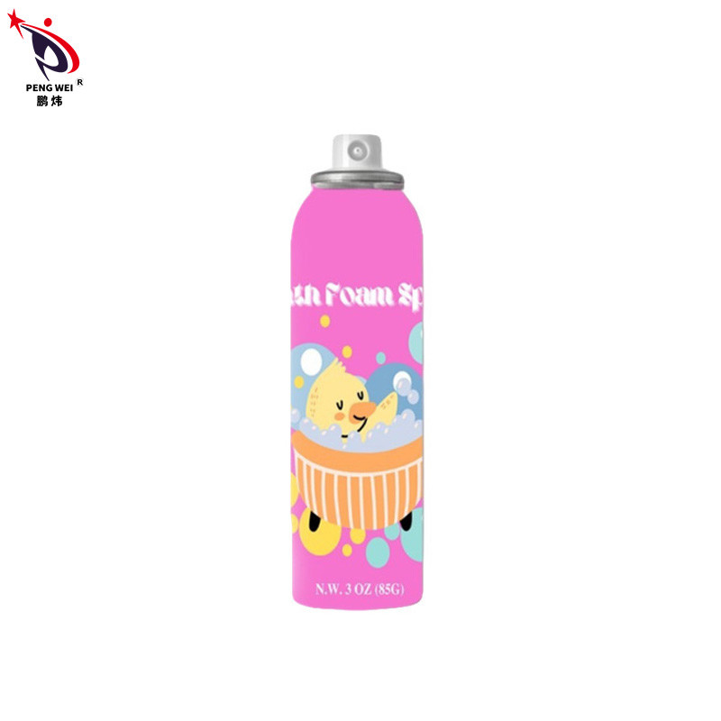 Unisex Tinplate Foam Bath Spray สเปรย์อาบน้ำฟองหลากสี