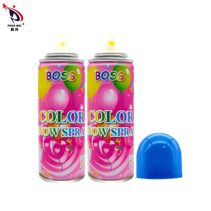 250ml Party Favors สเปรย์หิมะสีบอสประดิษฐ์ SEDEX สำหรับการเฉลิมฉลองเทศกาล