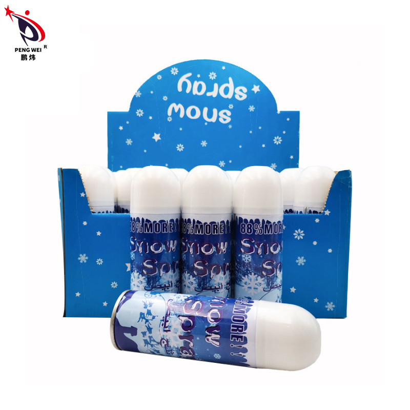 เป็นมิตรกับสิ่งแวดล้อม EN71 สเปรย์หิมะปลอดสารพิษ Custom Party Foam จรวดแก๊ส 52 * 128MM