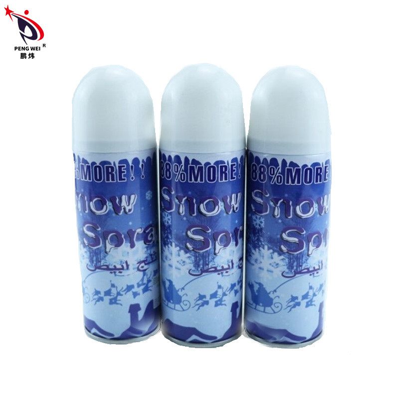 เป็นมิตรกับสิ่งแวดล้อม EN71 สเปรย์หิมะปลอดสารพิษ Custom Party Foam จรวดแก๊ส 52 * 128MM