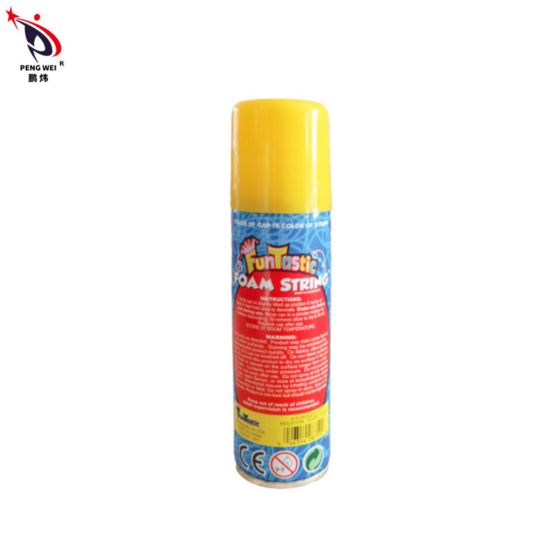 3OZ Non Flammable Color Silly String Spray ปาร์ตี้ Crazy String ISO9001