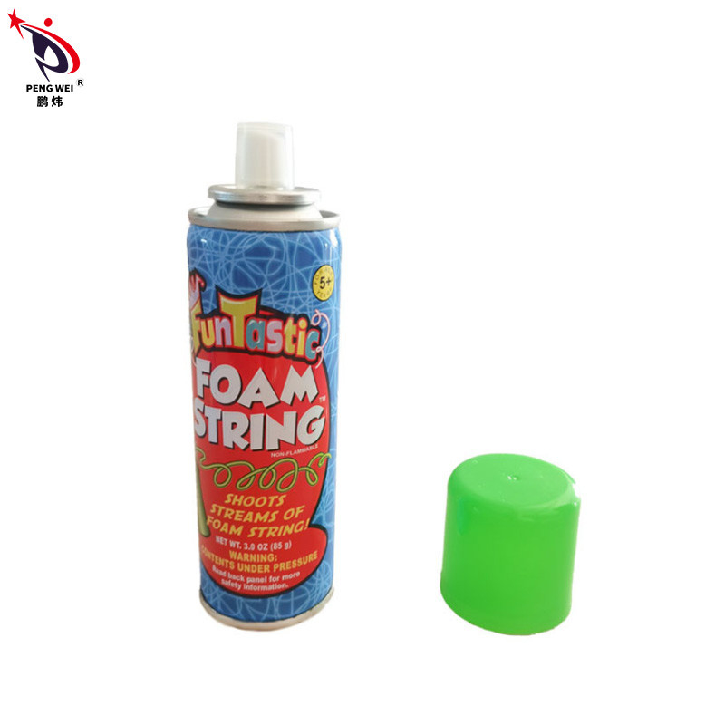 3OZ Non Flammable Color Silly String Spray ปาร์ตี้ Crazy String ISO9001