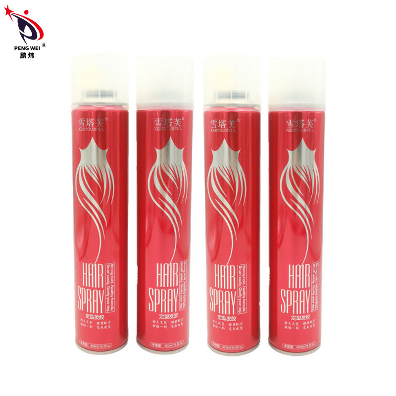 ISO9001 EN71 24 Hours Strong Hold สเปรย์ฉีดผม Shine Hair Styling Holding Spray 65 * 240