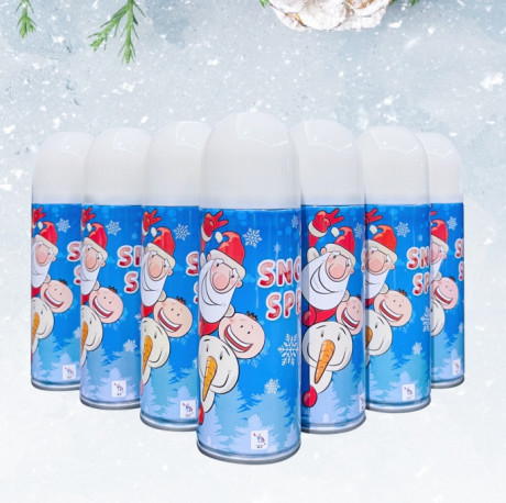 EN71 Snowman Snow Spray ต้นคริสต์มาสกระจกหน้าต่างลายฉลุ Party Decor