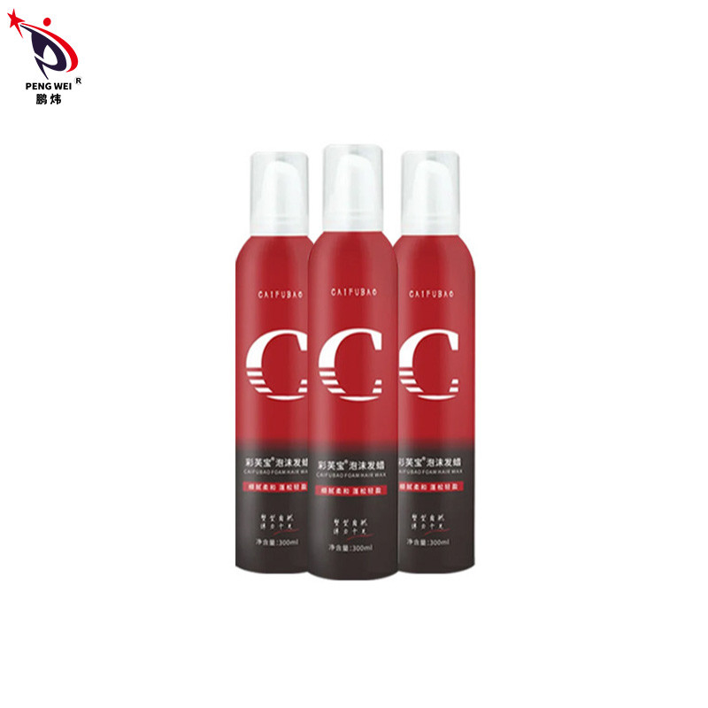 Anti Frizz Foam Hair Wax Spray Moisturizing Styling Foam Hair Wax Spray Men Women Hair Wax Products ป้ายชื่อส่วนตัวที่กำหนดเอง