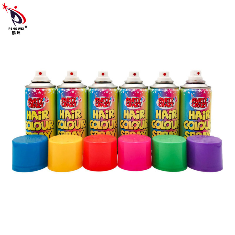 สเปรย์เปลี่ยนสีผมชั่วคราวชั่วคราว Party Crazy 250ml Magic Disposable Washable