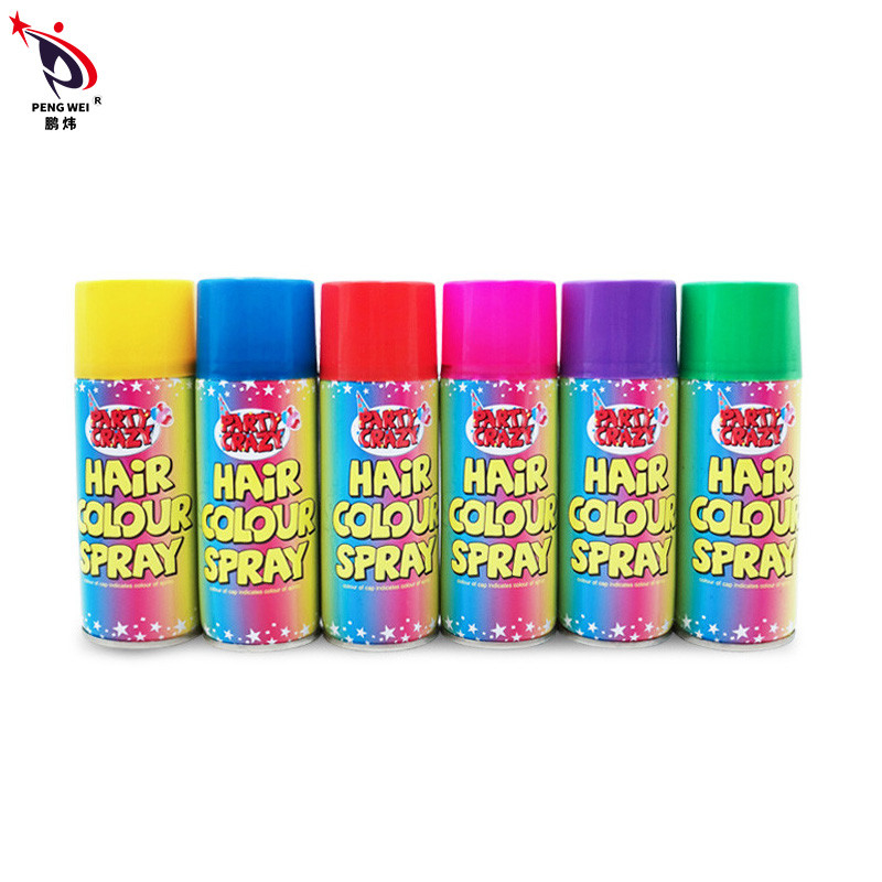 สเปรย์เปลี่ยนสีผมชั่วคราวชั่วคราว Party Crazy 250ml Magic Disposable Washable