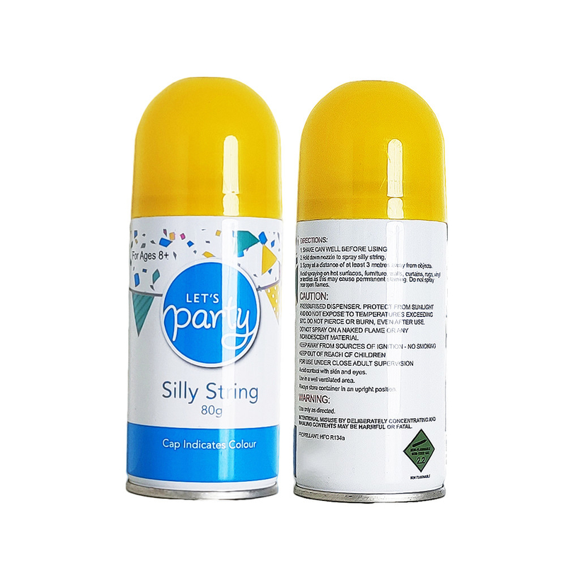 คริสต์มาสปาร์ตี้ Silly String Spray Non Flammable Carnival Color 250ml