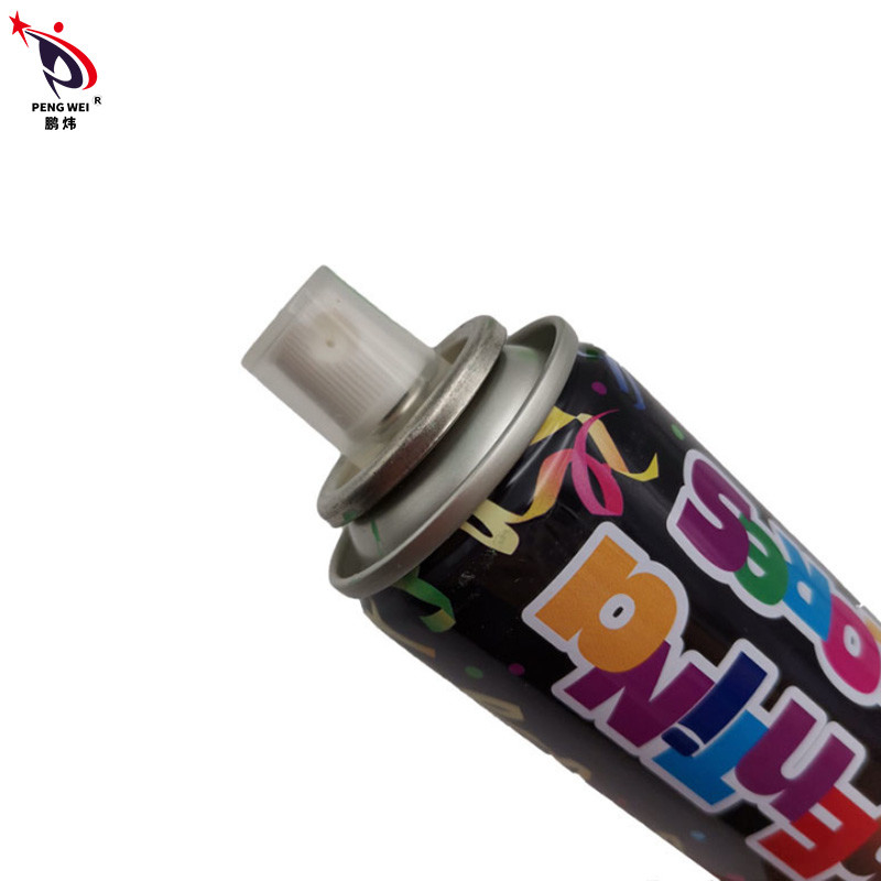ODM ตกแต่ง Crazy Ribbon Spray Party ย่อยสลายได้ที่มีสีสัน Silly String