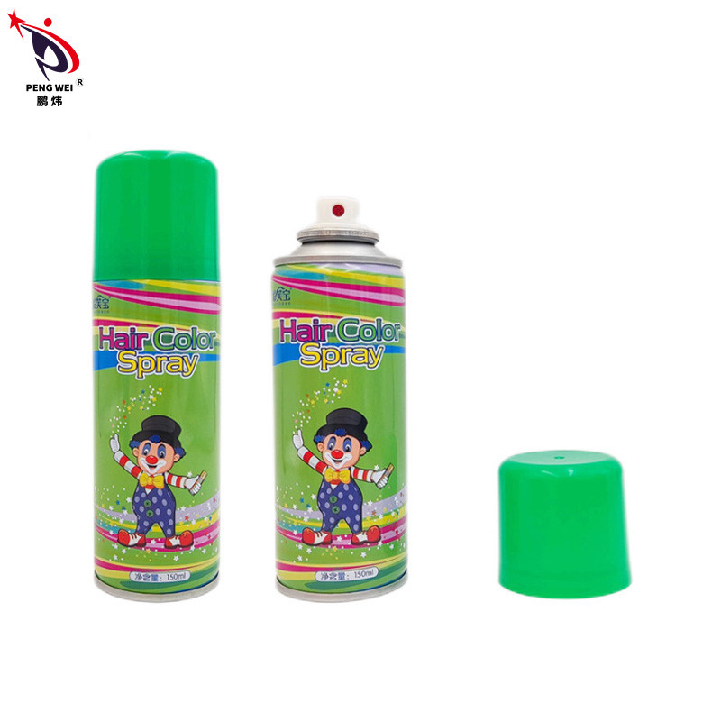 250ml สเปรย์สีผมชั่วคราวแบบใช้แล้วทิ้งสเปรย์จัดแต่งทรงผมสำหรับตกแต่งปาร์ตี้ Unisex
