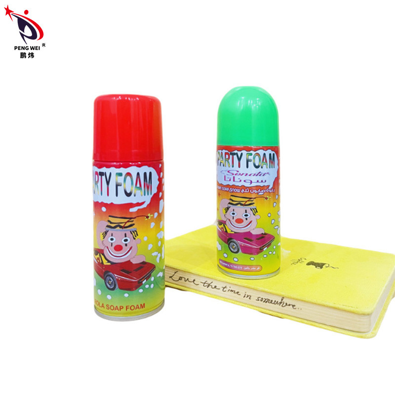 OEM สีเทียม สเปรย์หิมะฟอง 200 มิลลิลิตร ลิ้มน้ําหอม