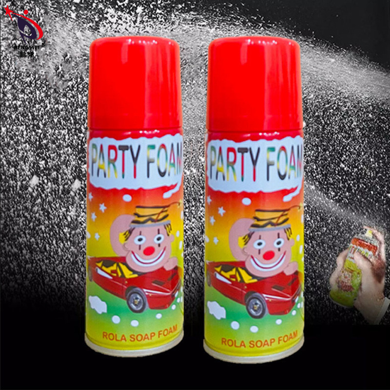 OEM สีเทียม สเปรย์หิมะฟอง 200 มิลลิลิตร ลิ้มน้ําหอม