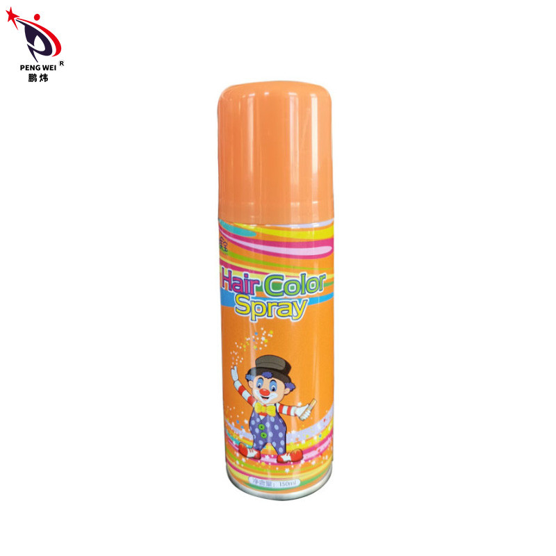 สเปรย์สีผมหลายสี ที่เป็นมิตรต่อสิ่งแวดล้อม สําหรับงานเลี้ยง