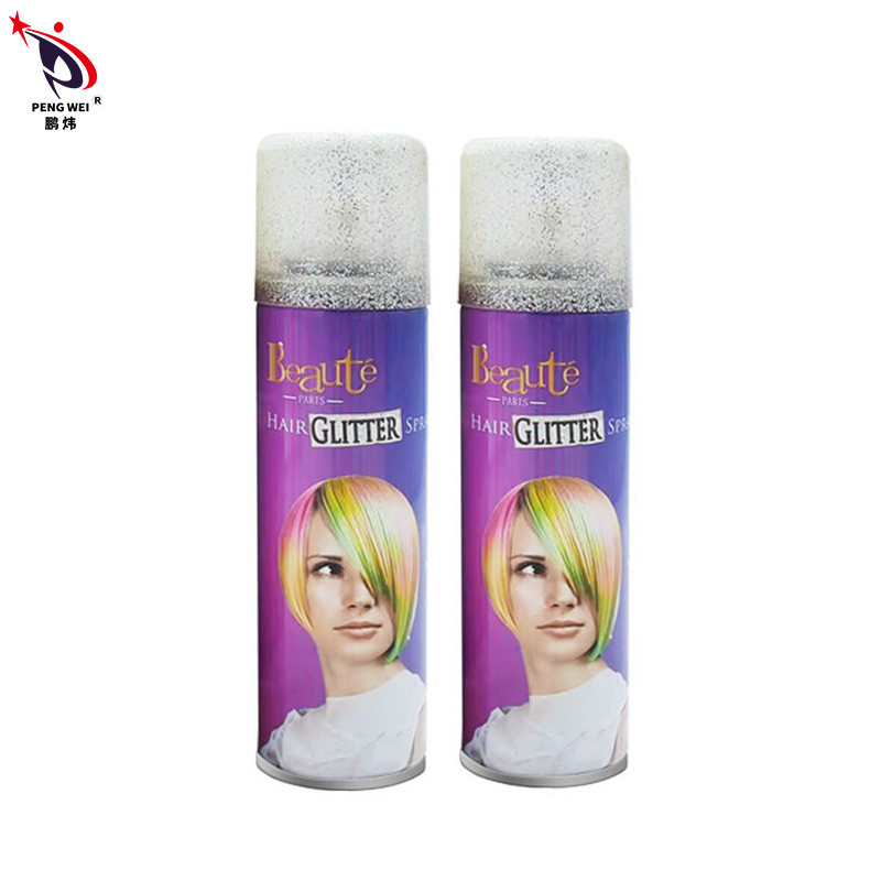 สเปรย์ฉีดผมที่ไม่เป็นอันตราย 200 มล. สีทองปลอดสารพิษทนทาน