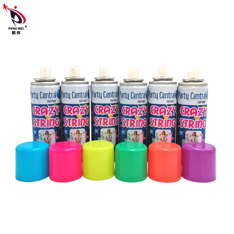 แคลนส์ แปรงค์ พาร์ตี้ สตรีมเมอร์ สเปรย์สตริง สินค้าแต่งงาน สีหลากหลาย