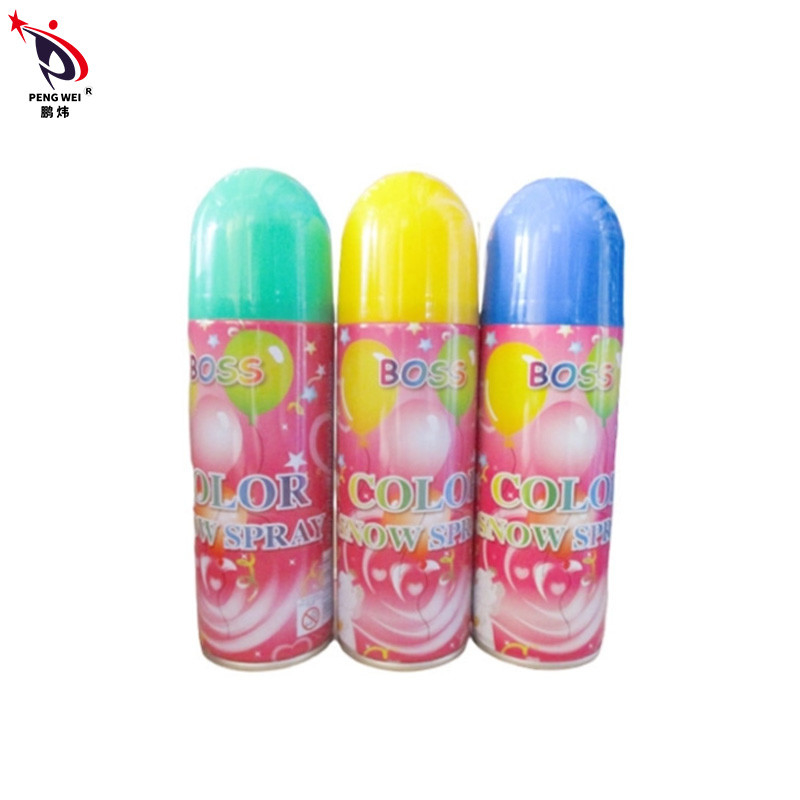 สเปรย์หิมะเทียมสีขาวหรือสีสัน 400 มิลลิลิตร ฉลองเทศกาล